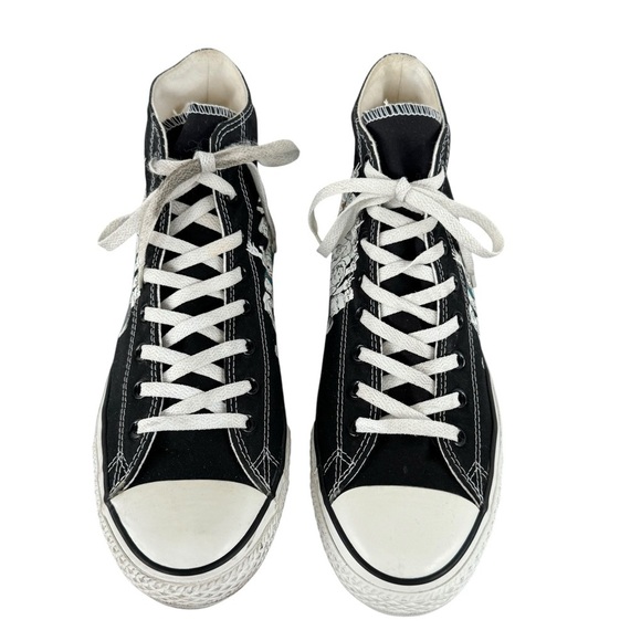 Men's Converse All Star Chuck Taylor Hi 'Crowd' High Top Sneakers Black | Sz 11 - Picture 3 of 15